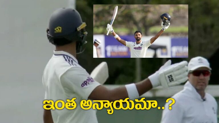 అంపైర్ వివాదాస్పద నిర్ణయం.. పడిక్కల్‌ తీవ్ర అసహనం.. !