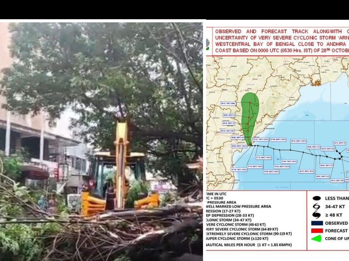 అర్నబ్ తుపాను బీభత్సం.. విశాఖలో జనజీవనం అస్తవ్యస్తం! అర్నబ్ తుపాను బీభత్సం.. విశాఖలో జనజీవనం అస్తవ్యస్తం!