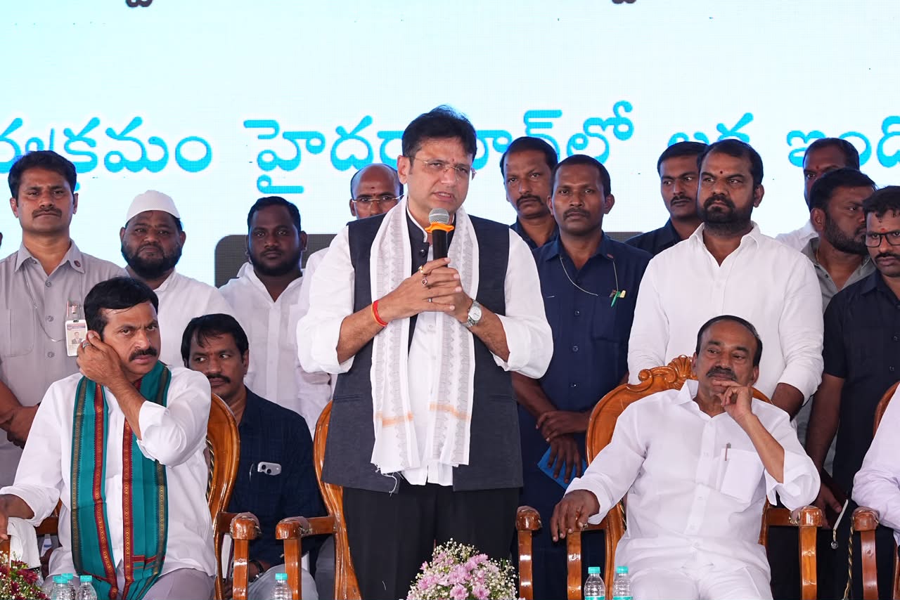 వచ్చే దసరా నాటికి మొదటి దశ ఇందిరమ్మ ఇళ్లు – మంత్రి దుద్దిళ్ల శ్రీధర్ బాబు